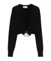 Coperni Logo Knitted C Top In Black
