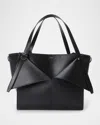 Coperni Cabas Origami Fold Leather Tote Bag In Black
