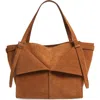 Coperni Cabas Suede Belted Tote