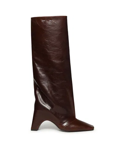 Coperni Cactus Bridge Boots In Brown