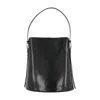 Coperni Calfskin Leather Shoulder Bag In Black