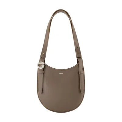 Coperni Calfskin Leather Shoulder Bag In Brown