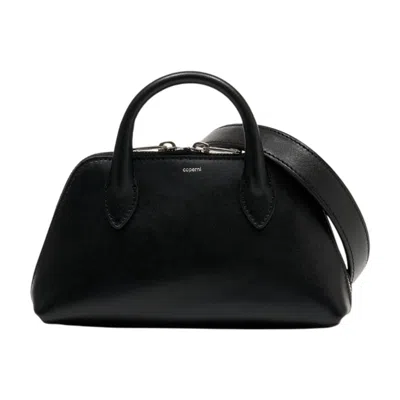 Coperni Calfskin Leather Top Handle Bag In Black