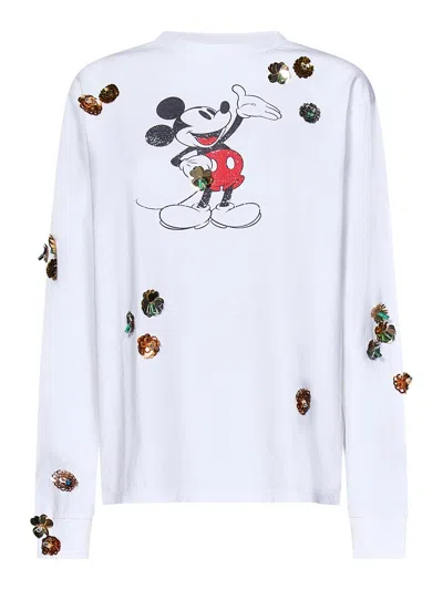 Coperni Mickey Printed T-shirt With Sequins