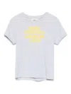 Coperni Stay Hungry Printing T-shirt In Grey