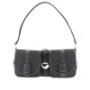 Coperni Canvas 'cargo Baguette' Shoulder Bag In Black