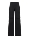 Coperni Women Tailored Wide Leg Cargo Pants In Black