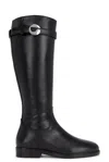 Coperni Cavaliers Leather Knee-high-boots In Black