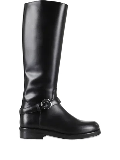 COPERNI CAVALIER LEATHER KNEE-HIGH BOOTS