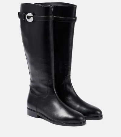 Coperni Cavaliers Leather Knee-high-boots In Multicolor