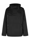 Coperni Hooded Polyamide Jacket Featuring Flap Pocket In Black
