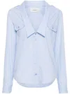 Coperni Checked Shirt In Blue
