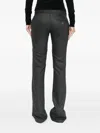 Coperni Checked Trousers In Gray