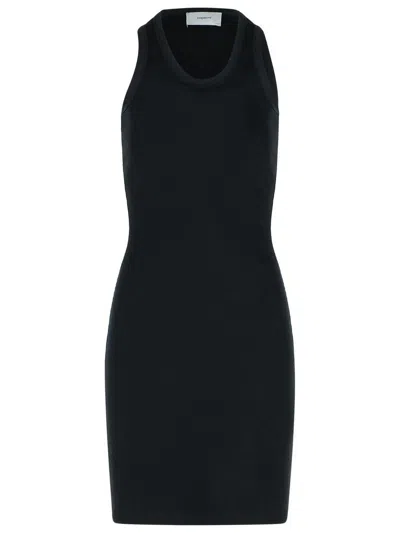 COPERNI COPERNI 'CLIP' BLACK COTTON DRESS