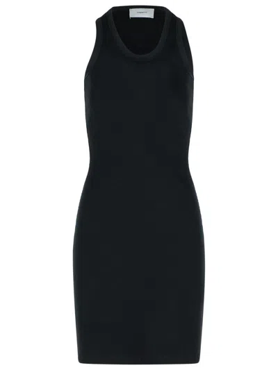 COPERNI CLIP' BLACK COTTON DRESS