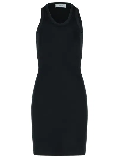 COPERNI COPERNI 'CLIP' BLACK COTTON DRESS WOMEN