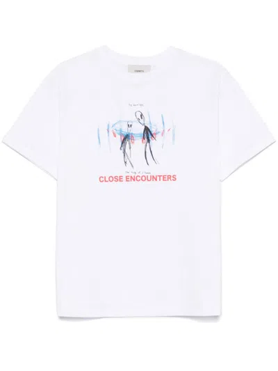 Coperni Close Encounter T-shirt In White