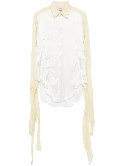 Coperni Colourblock Shirt In White