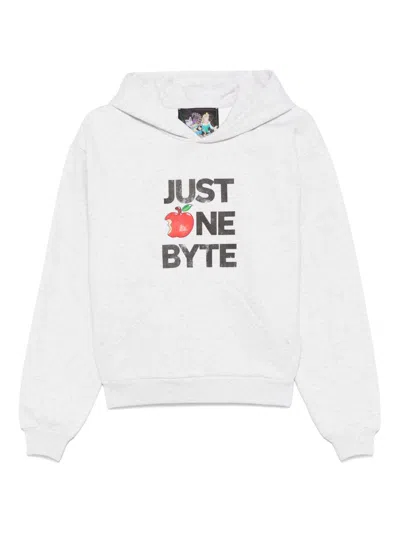 Coperni Comfy Cotton Blend Hoodie In Grey
