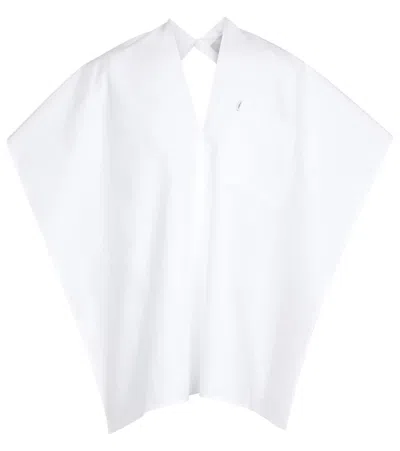 Coperni Convertible Cotton Top In White