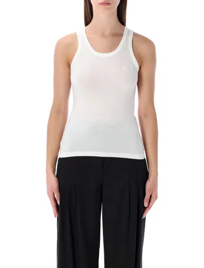 Coperni Fitted Logo Tank Top In White