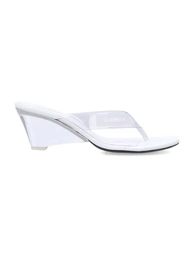 Coperni Lift Flip Flops In Transparent