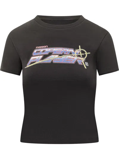 Coperni Logo Crew Neck T-shirt In Black