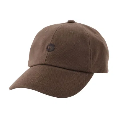 Coperni Copht02000-brw C Logo Cotton Baseball Cap In Brown