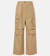 Coperni Tailored Wide Leg Overalls Casual Pants In Beige
