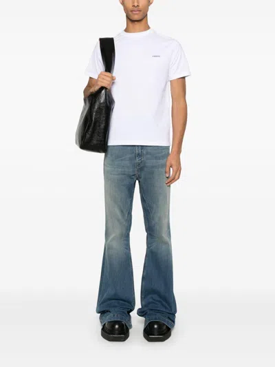 Coperni Cotton Crew Neck T-shirt In White