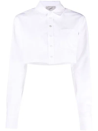 COPERNI COPERNI COTTON CROPPED SHIRT