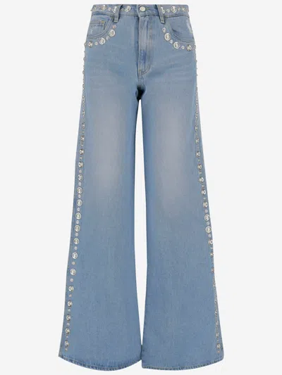 COPERNI COPERNI COTTON DENIM JEANS WITH STUDS