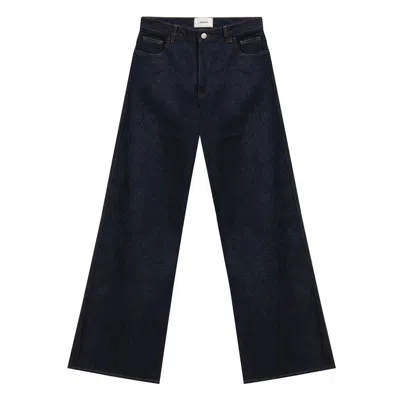 Coperni Cotton High-waisted Women's Jean In Blue