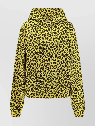 COPERNI COTTON SWEATSHIRT WITH HOOD AND PRINT