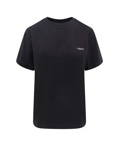 Coperni Cotton T-shirt In Black