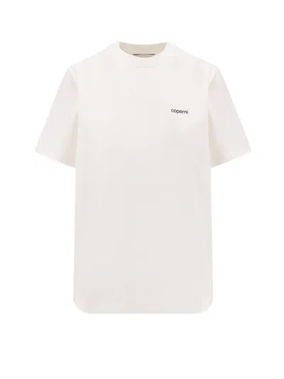 Coperni Cotton T-shirt In Sand