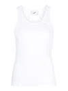 Coperni Logo-embroidered Tank Top In White