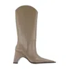 Coperni Beige Bridge Cowboy Boots In Multi