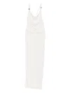 Coperni Cowl-neck Strap Dress In White