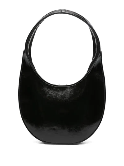Coperni Crescent Zip Tote Bag In Black