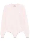 Coperni Crew-neck Bodysuit In 粉色