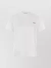 Coperni Crew Neck Ribbed Profiles Short Sleeves Cotton T-shirt