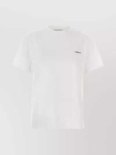 COPERNI CREW NECK LOGO T-SHIRT WITH SHORT SLEEVES