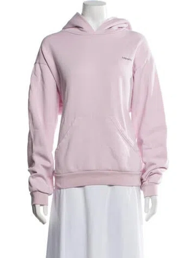Pre-owned Coperni Crew Neck Long Sleeve Hoodie In Pink