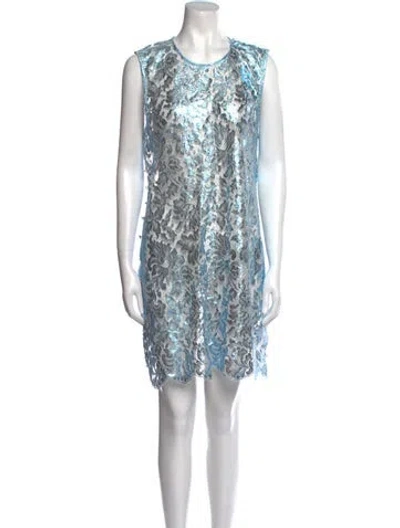 Pre-owned Coperni Crew Neck Mini Dress