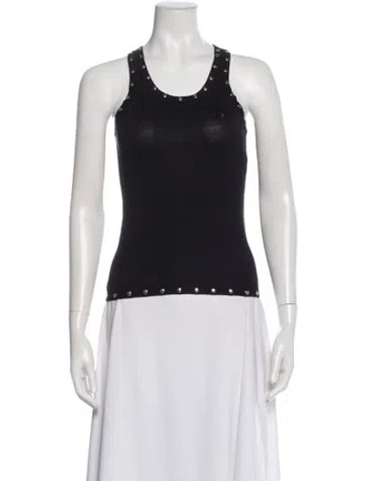 Pre-owned Coperni Crew Neck Sleeveless Top In Gray