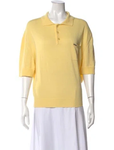 Pre-owned Coperni Crew Neck Sweater In Yellow