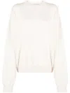 Coperni Crew-neck Wool Jumper In Neutrals