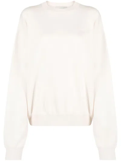 Coperni Crew-neck Wool Jumper In Neutrals
