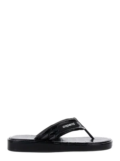 Coperni Croco Branded  Flip Flop